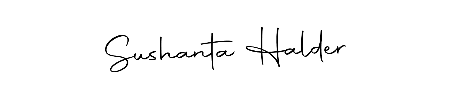 if you are searching for the best signature style for your name Sushanta Halder. so please give up your signature search. here we have designed multiple signature styles  using Autography-DOLnW. Sushanta Halder signature style 10 images and pictures png