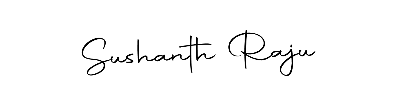 Make a beautiful signature design for name Sushanth Raju. With this signature (Autography-DOLnW) style, you can create a handwritten signature for free. Sushanth Raju signature style 10 images and pictures png