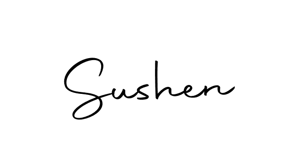 if you are searching for the best signature style for your name Sushen. so please give up your signature search. here we have designed multiple signature styles  using Autography-DOLnW. Sushen signature style 10 images and pictures png