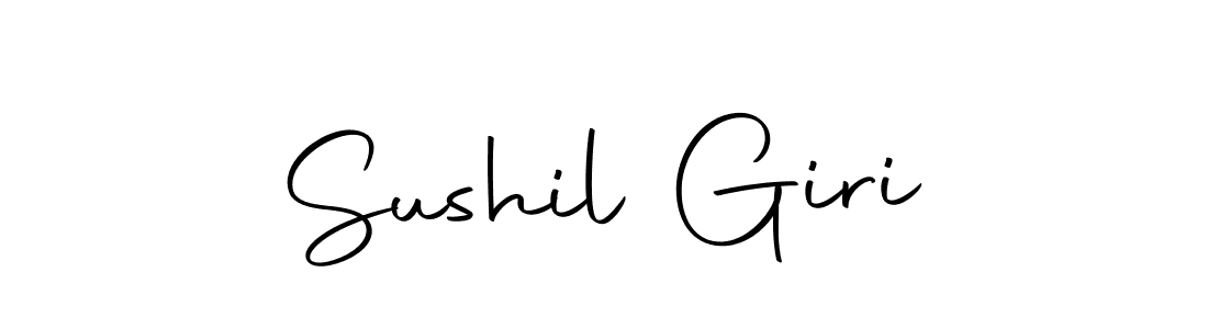Make a beautiful signature design for name Sushil Giri. With this signature (Autography-DOLnW) style, you can create a handwritten signature for free. Sushil Giri signature style 10 images and pictures png