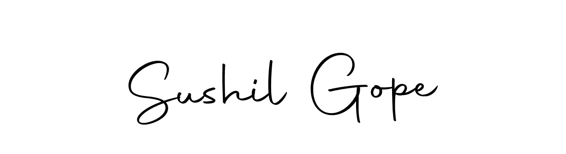 The best way (Autography-DOLnW) to make a short signature is to pick only two or three words in your name. The name Sushil Gope include a total of six letters. For converting this name. Sushil Gope signature style 10 images and pictures png