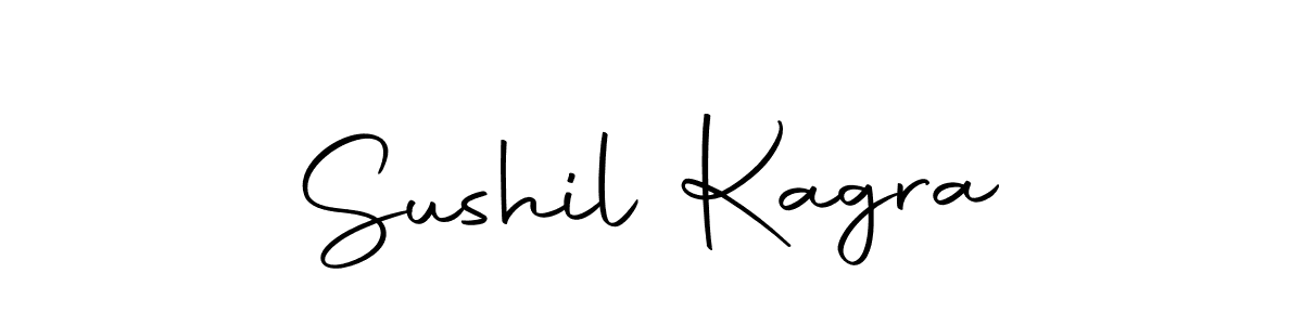 Make a beautiful signature design for name Sushil Kagra. Use this online signature maker to create a handwritten signature for free. Sushil Kagra signature style 10 images and pictures png