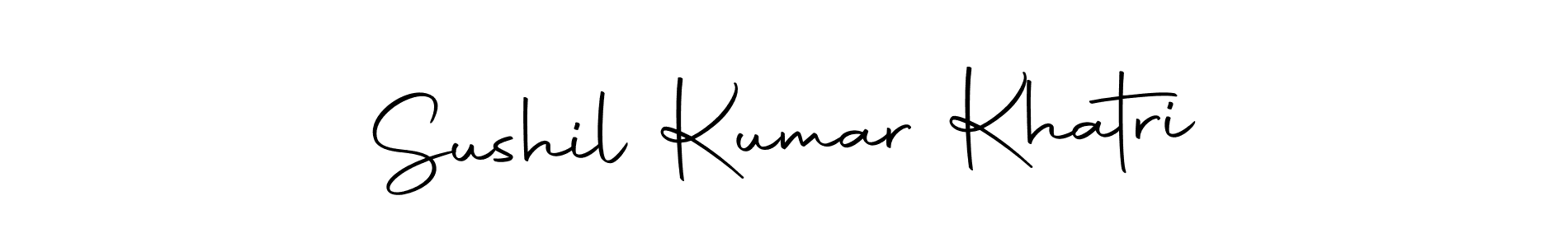 The best way (Autography-DOLnW) to make a short signature is to pick only two or three words in your name. The name Sushil Kumar Khatri include a total of six letters. For converting this name. Sushil Kumar Khatri signature style 10 images and pictures png