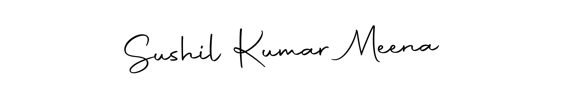 The best way (Autography-DOLnW) to make a short signature is to pick only two or three words in your name. The name Sushil Kumar Meena include a total of six letters. For converting this name. Sushil Kumar Meena signature style 10 images and pictures png