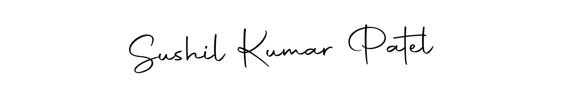Design your own signature with our free online signature maker. With this signature software, you can create a handwritten (Autography-DOLnW) signature for name Sushil Kumar Patel. Sushil Kumar Patel signature style 10 images and pictures png