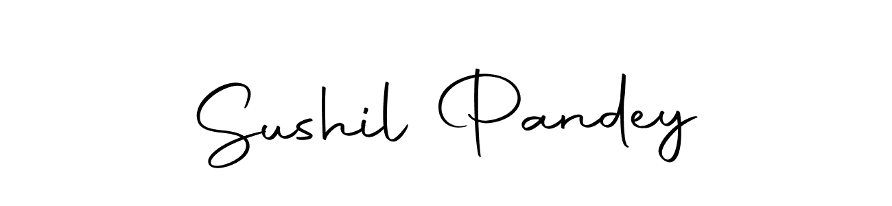 You should practise on your own different ways (Autography-DOLnW) to write your name (Sushil Pandey) in signature. don't let someone else do it for you. Sushil Pandey signature style 10 images and pictures png