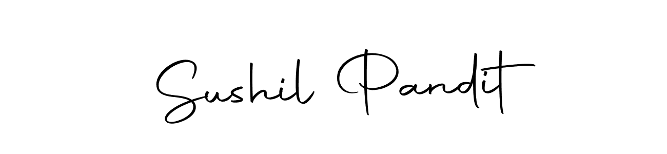Similarly Autography-DOLnW is the best handwritten signature design. Signature creator online .You can use it as an online autograph creator for name Sushil Pandit. Sushil Pandit signature style 10 images and pictures png