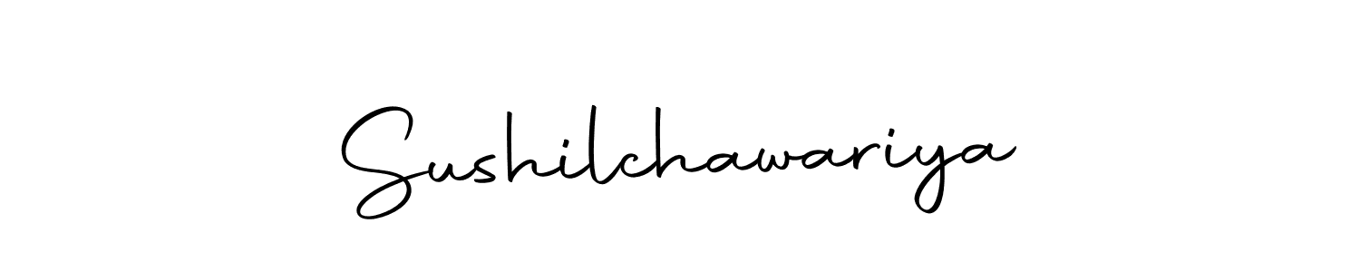 The best way (Autography-DOLnW) to make a short signature is to pick only two or three words in your name. The name Sushilchawariya include a total of six letters. For converting this name. Sushilchawariya signature style 10 images and pictures png