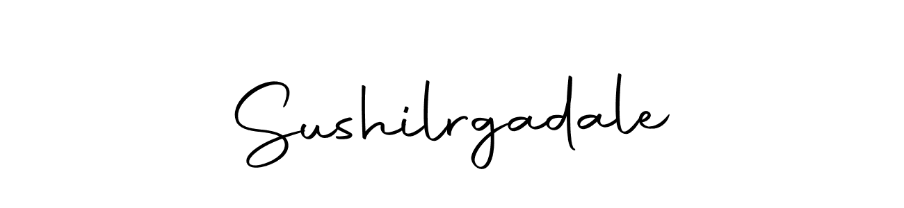 You should practise on your own different ways (Autography-DOLnW) to write your name (Sushilrgadale) in signature. don't let someone else do it for you. Sushilrgadale signature style 10 images and pictures png