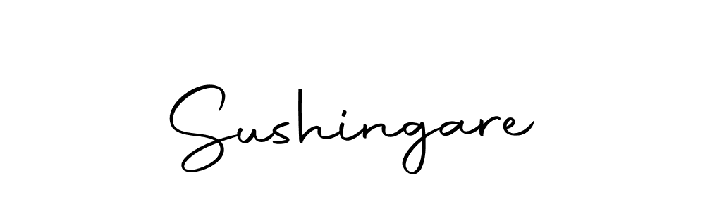 You should practise on your own different ways (Autography-DOLnW) to write your name (Sushingare) in signature. don't let someone else do it for you. Sushingare signature style 10 images and pictures png