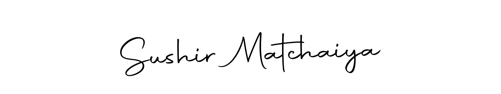 Design your own signature with our free online signature maker. With this signature software, you can create a handwritten (Autography-DOLnW) signature for name Sushir Matchaiya. Sushir Matchaiya signature style 10 images and pictures png