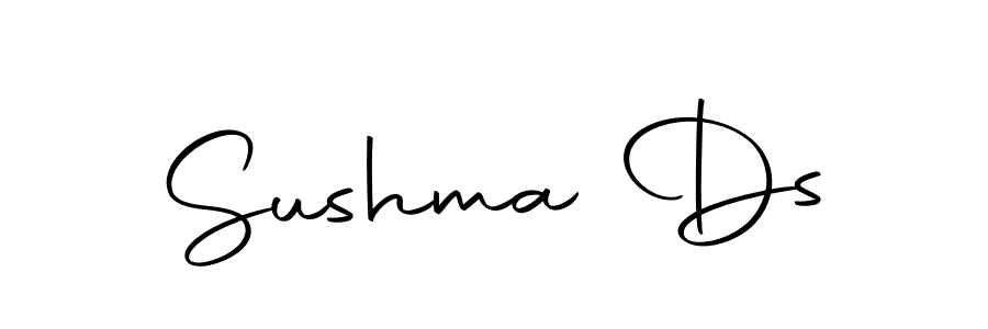 Use a signature maker to create a handwritten signature online. With this signature software, you can design (Autography-DOLnW) your own signature for name Sushma Ds. Sushma Ds signature style 10 images and pictures png