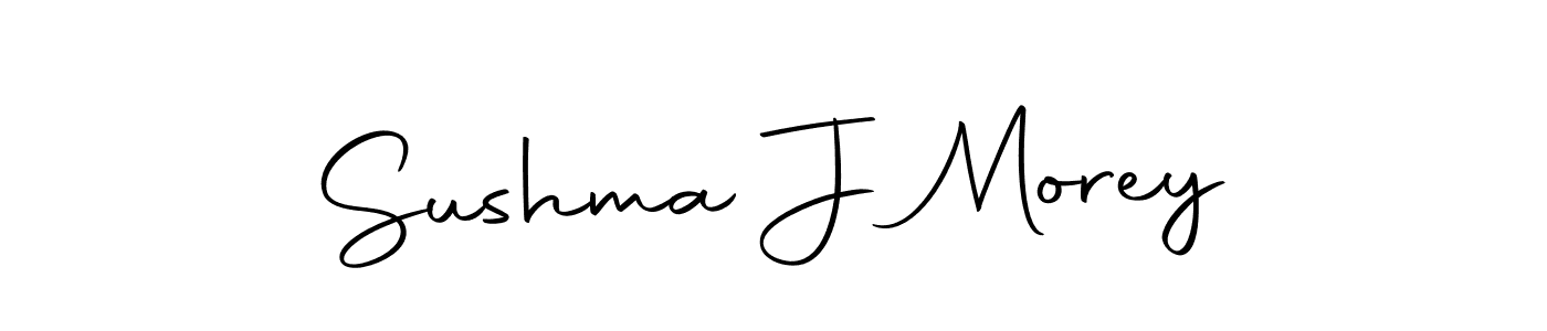 Make a beautiful signature design for name Sushma J Morey. Use this online signature maker to create a handwritten signature for free. Sushma J Morey signature style 10 images and pictures png