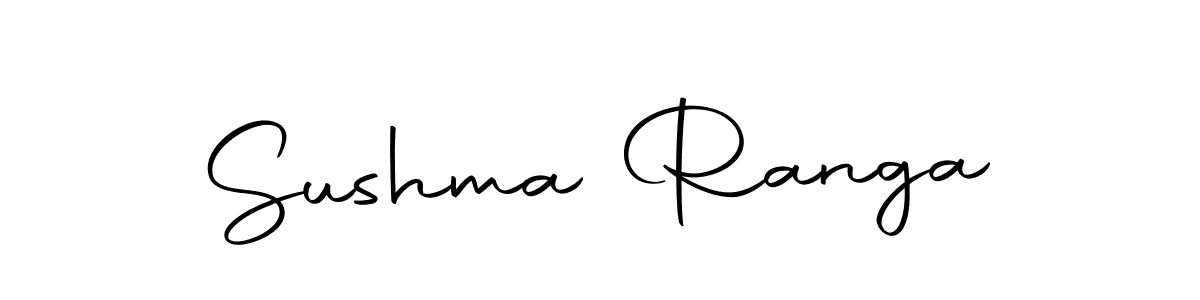 Create a beautiful signature design for name Sushma Ranga. With this signature (Autography-DOLnW) fonts, you can make a handwritten signature for free. Sushma Ranga signature style 10 images and pictures png