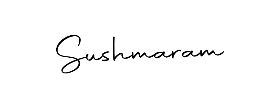 Use a signature maker to create a handwritten signature online. With this signature software, you can design (Autography-DOLnW) your own signature for name Sushmaram. Sushmaram signature style 10 images and pictures png