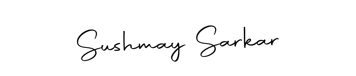 The best way (Autography-DOLnW) to make a short signature is to pick only two or three words in your name. The name Sushmay Sarkar include a total of six letters. For converting this name. Sushmay Sarkar signature style 10 images and pictures png