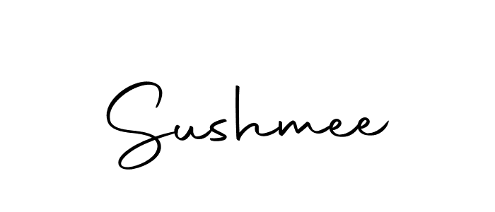 Create a beautiful signature design for name Sushmee. With this signature (Autography-DOLnW) fonts, you can make a handwritten signature for free. Sushmee signature style 10 images and pictures png