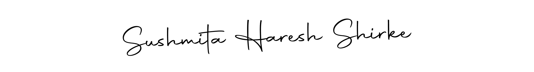 How to make Sushmita Haresh Shirke signature? Autography-DOLnW is a professional autograph style. Create handwritten signature for Sushmita Haresh Shirke name. Sushmita Haresh Shirke signature style 10 images and pictures png