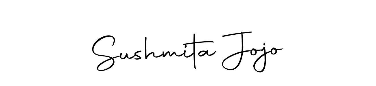 You should practise on your own different ways (Autography-DOLnW) to write your name (Sushmita Jojo) in signature. don't let someone else do it for you. Sushmita Jojo signature style 10 images and pictures png