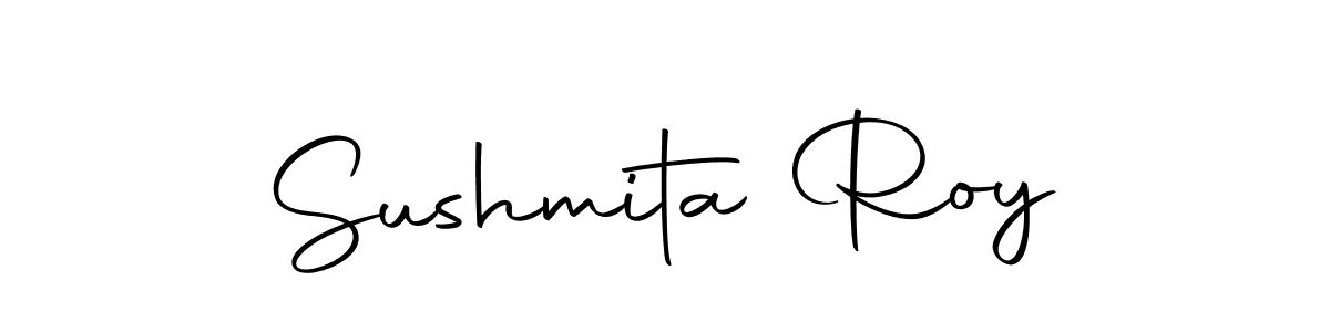 Create a beautiful signature design for name Sushmita Roy. With this signature (Autography-DOLnW) fonts, you can make a handwritten signature for free. Sushmita Roy signature style 10 images and pictures png