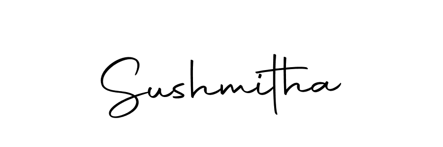 Use a signature maker to create a handwritten signature online. With this signature software, you can design (Autography-DOLnW) your own signature for name Sushmitha. Sushmitha signature style 10 images and pictures png