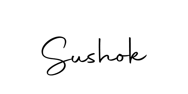 How to make Sushok signature? Autography-DOLnW is a professional autograph style. Create handwritten signature for Sushok name. Sushok signature style 10 images and pictures png