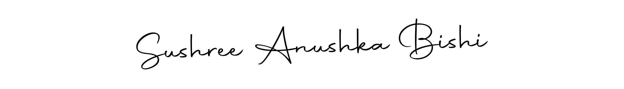 Create a beautiful signature design for name Sushree Anushka Bishi. With this signature (Autography-DOLnW) fonts, you can make a handwritten signature for free. Sushree Anushka Bishi signature style 10 images and pictures png