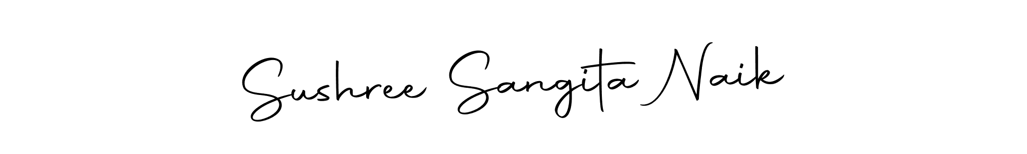 Make a beautiful signature design for name Sushree Sangita Naik. With this signature (Autography-DOLnW) style, you can create a handwritten signature for free. Sushree Sangita Naik signature style 10 images and pictures png