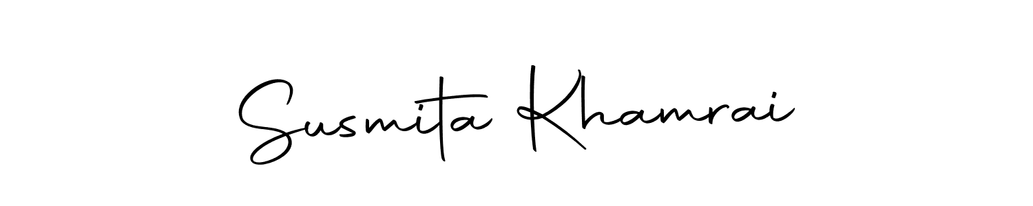 Use a signature maker to create a handwritten signature online. With this signature software, you can design (Autography-DOLnW) your own signature for name Susmita Khamrai. Susmita Khamrai signature style 10 images and pictures png