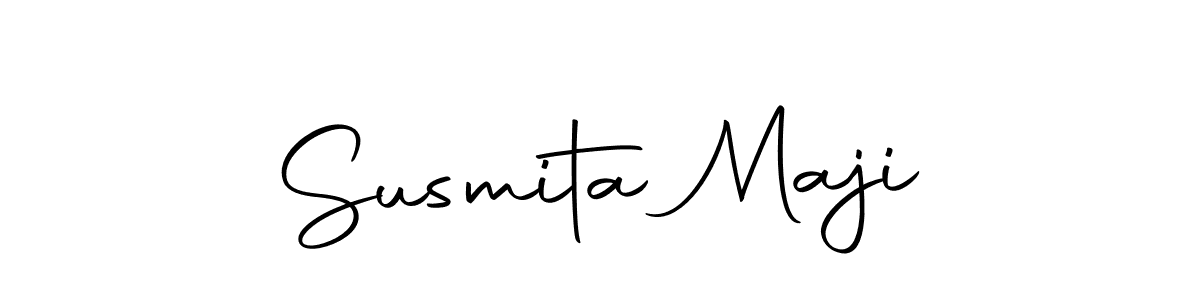 Susmita Maji stylish signature style. Best Handwritten Sign (Autography-DOLnW) for my name. Handwritten Signature Collection Ideas for my name Susmita Maji. Susmita Maji signature style 10 images and pictures png
