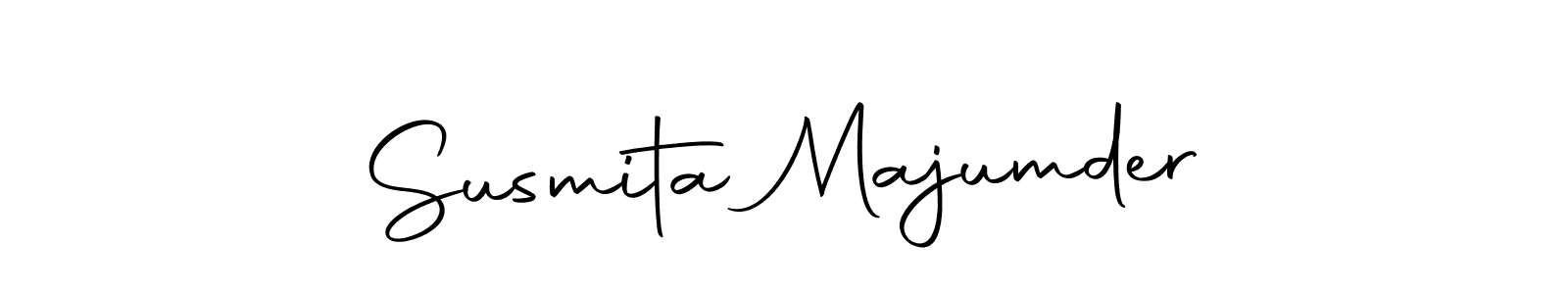 Design your own signature with our free online signature maker. With this signature software, you can create a handwritten (Autography-DOLnW) signature for name Susmita Majumder. Susmita Majumder signature style 10 images and pictures png