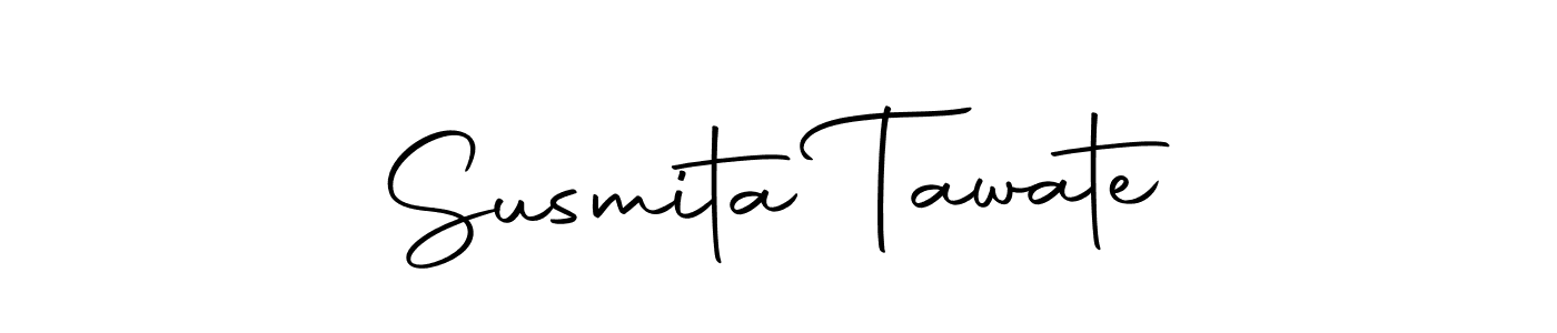 You should practise on your own different ways (Autography-DOLnW) to write your name (Susmita Tawate) in signature. don't let someone else do it for you. Susmita Tawate signature style 10 images and pictures png