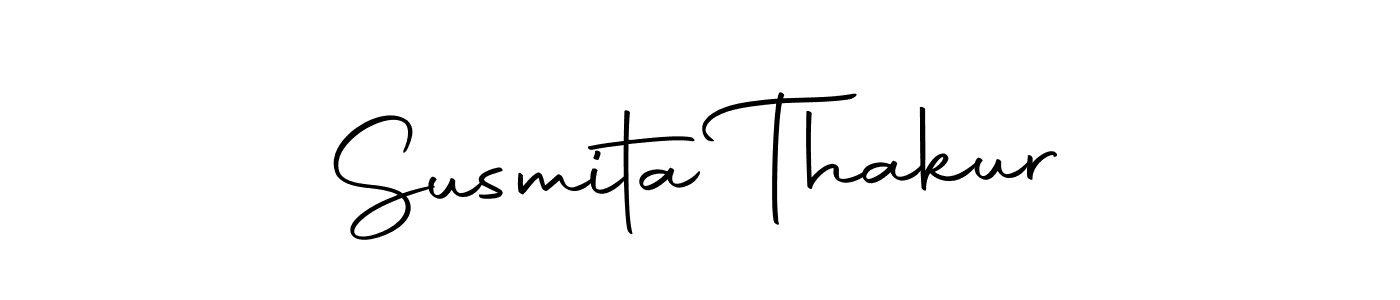 Use a signature maker to create a handwritten signature online. With this signature software, you can design (Autography-DOLnW) your own signature for name Susmita Thakur. Susmita Thakur signature style 10 images and pictures png