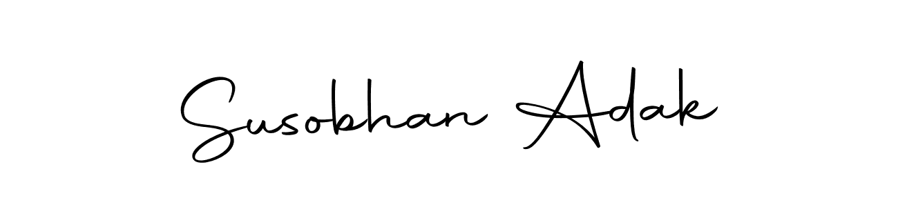 Design your own signature with our free online signature maker. With this signature software, you can create a handwritten (Autography-DOLnW) signature for name Susobhan Adak. Susobhan Adak signature style 10 images and pictures png