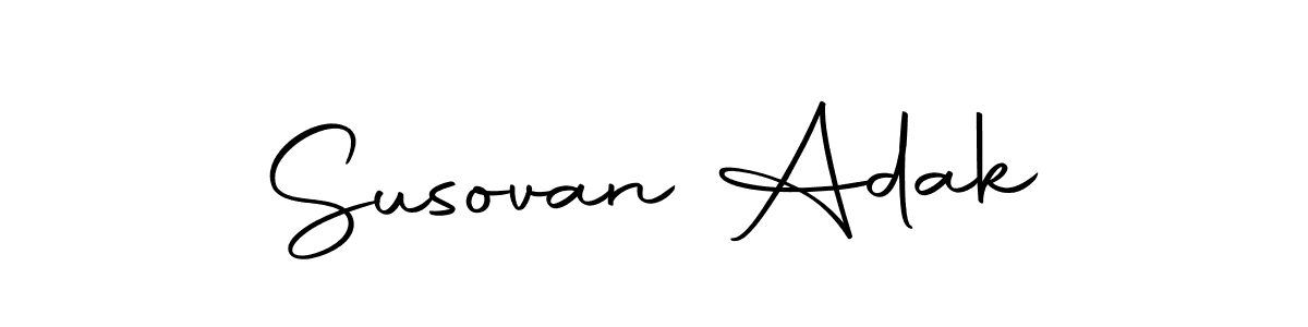 Make a short Susovan Adak signature style. Manage your documents anywhere anytime using Autography-DOLnW. Create and add eSignatures, submit forms, share and send files easily. Susovan Adak signature style 10 images and pictures png