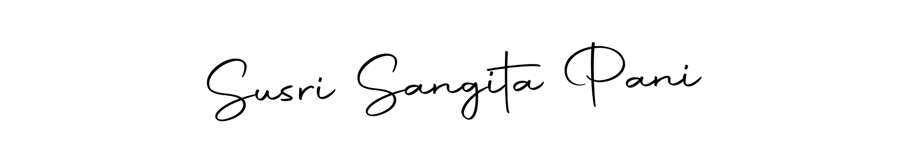 The best way (Autography-DOLnW) to make a short signature is to pick only two or three words in your name. The name Susri Sangita Pani include a total of six letters. For converting this name. Susri Sangita Pani signature style 10 images and pictures png