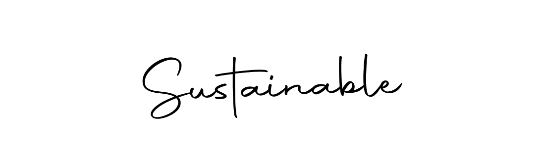 This is the best signature style for the Sustainable name. Also you like these signature font (Autography-DOLnW). Mix name signature. Sustainable signature style 10 images and pictures png