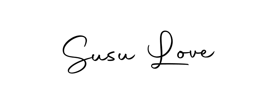 Susu Love stylish signature style. Best Handwritten Sign (Autography-DOLnW) for my name. Handwritten Signature Collection Ideas for my name Susu Love. Susu Love signature style 10 images and pictures png