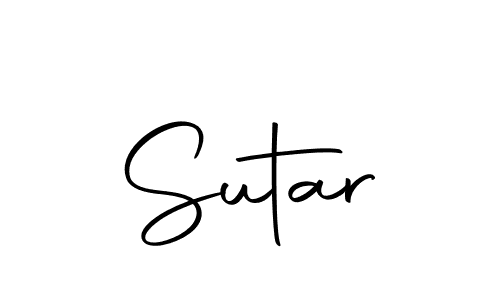 You should practise on your own different ways (Autography-DOLnW) to write your name (Sutar) in signature. don't let someone else do it for you. Sutar signature style 10 images and pictures png