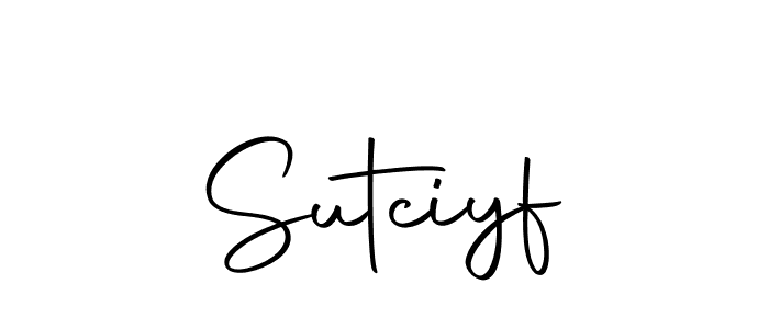 How to make Sutciyf signature? Autography-DOLnW is a professional autograph style. Create handwritten signature for Sutciyf name. Sutciyf signature style 10 images and pictures png