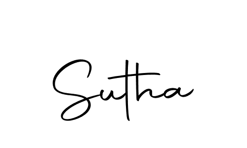 Also we have Sutha name is the best signature style. Create professional handwritten signature collection using Autography-DOLnW autograph style. Sutha signature style 10 images and pictures png