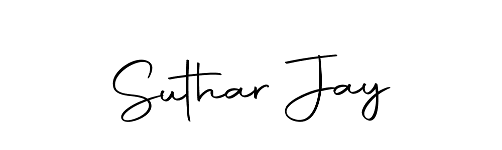 Make a short Suthar Jay signature style. Manage your documents anywhere anytime using Autography-DOLnW. Create and add eSignatures, submit forms, share and send files easily. Suthar Jay signature style 10 images and pictures png