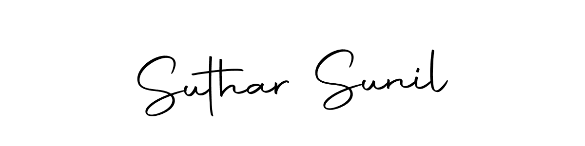 Also we have Suthar Sunil name is the best signature style. Create professional handwritten signature collection using Autography-DOLnW autograph style. Suthar Sunil signature style 10 images and pictures png