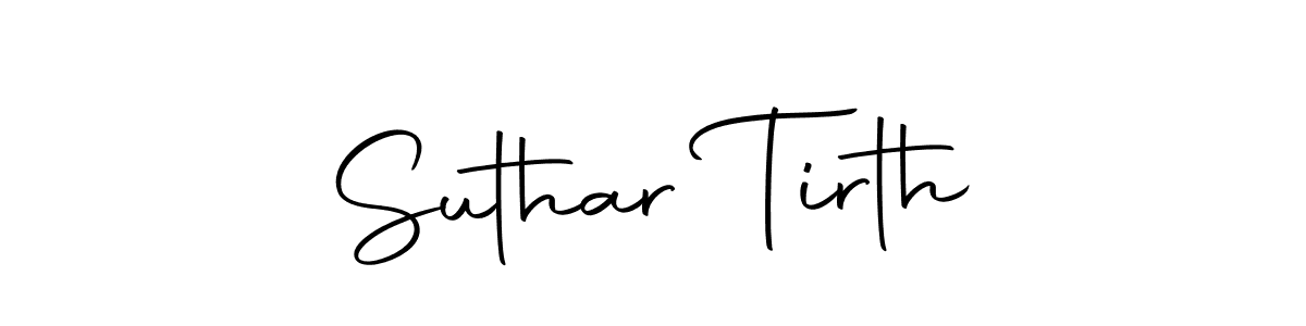 How to Draw Suthar Tirth signature style? Autography-DOLnW is a latest design signature styles for name Suthar Tirth. Suthar Tirth signature style 10 images and pictures png