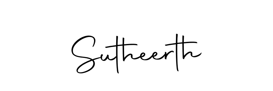 Also we have Sutheerth name is the best signature style. Create professional handwritten signature collection using Autography-DOLnW autograph style. Sutheerth signature style 10 images and pictures png