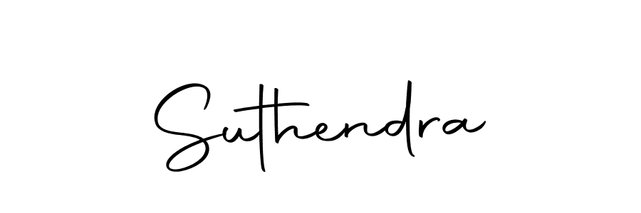 Create a beautiful signature design for name Suthendra. With this signature (Autography-DOLnW) fonts, you can make a handwritten signature for free. Suthendra signature style 10 images and pictures png