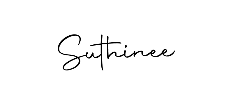 Suthinee stylish signature style. Best Handwritten Sign (Autography-DOLnW) for my name. Handwritten Signature Collection Ideas for my name Suthinee. Suthinee signature style 10 images and pictures png