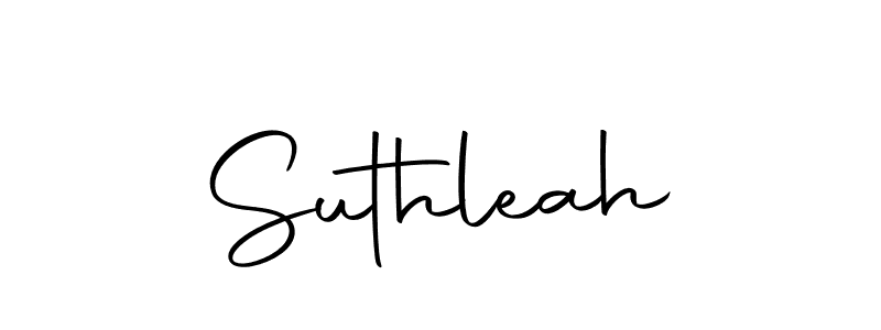 Suthleah stylish signature style. Best Handwritten Sign (Autography-DOLnW) for my name. Handwritten Signature Collection Ideas for my name Suthleah. Suthleah signature style 10 images and pictures png