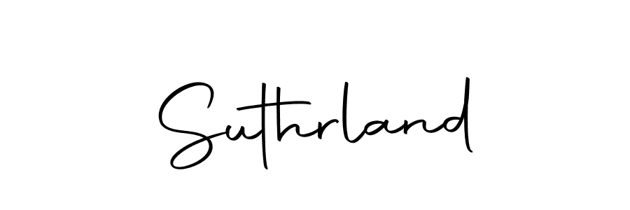 Make a beautiful signature design for name Suthrland. Use this online signature maker to create a handwritten signature for free. Suthrland signature style 10 images and pictures png