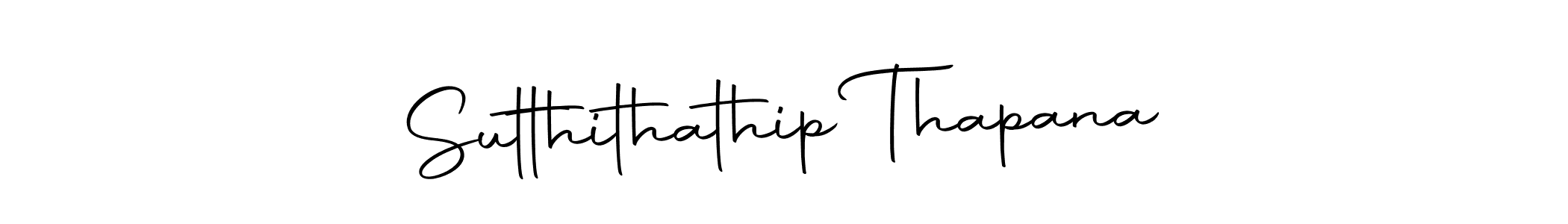 How to make Sutthithathip Thapana name signature. Use Autography-DOLnW style for creating short signs online. This is the latest handwritten sign. Sutthithathip Thapana signature style 10 images and pictures png